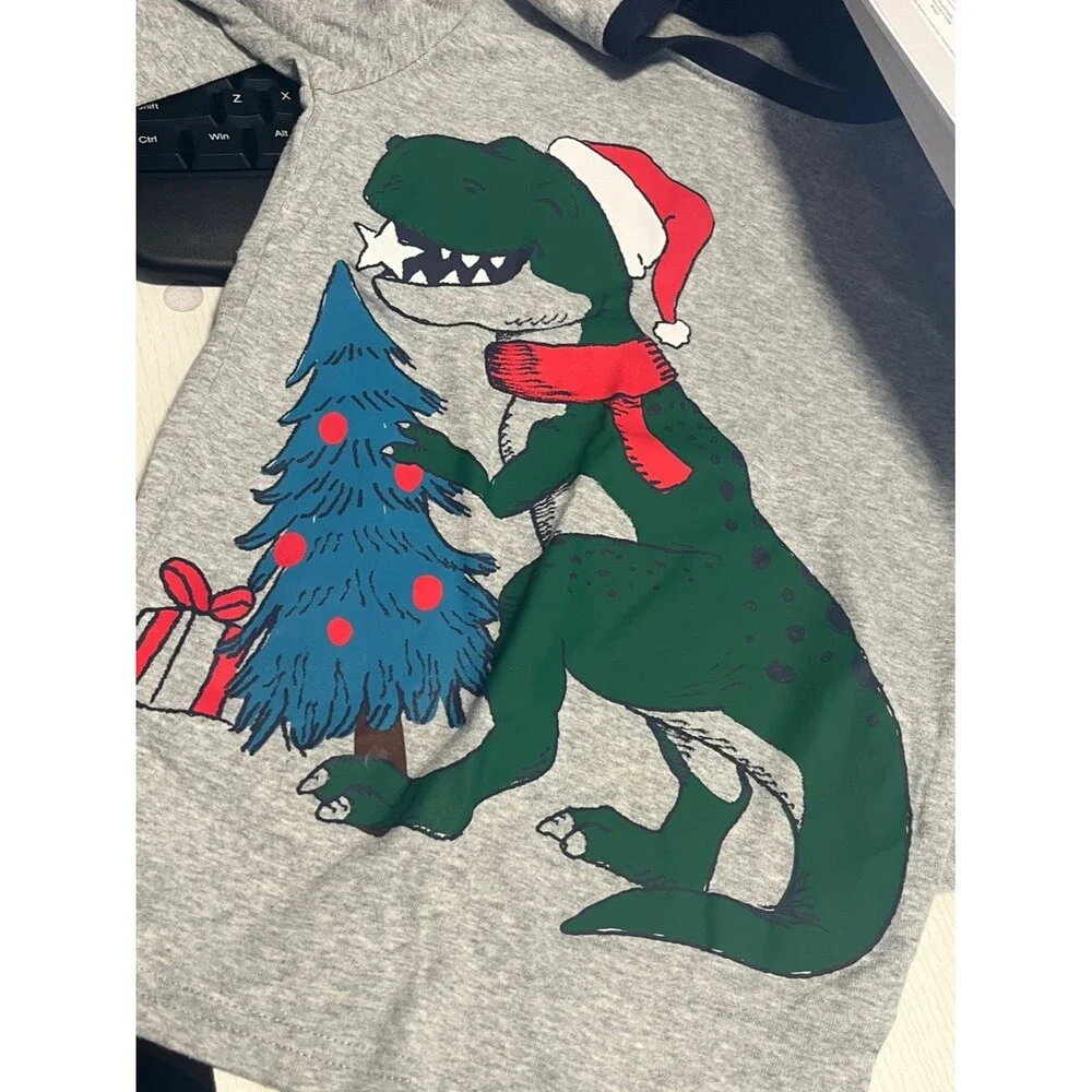 Dino winter pajama set Sz 10